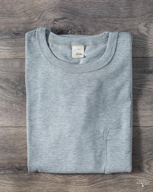 Heavyweight Pocket Tee - Heather Grey