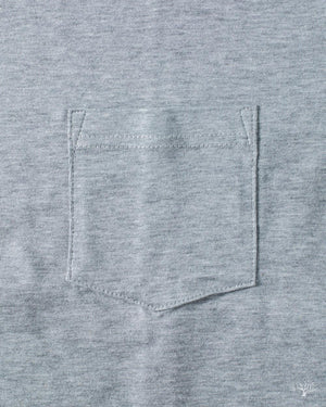 Heavyweight Pocket Tee - Heather Grey