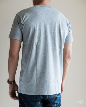 Heavyweight Pocket Tee - Heather Grey