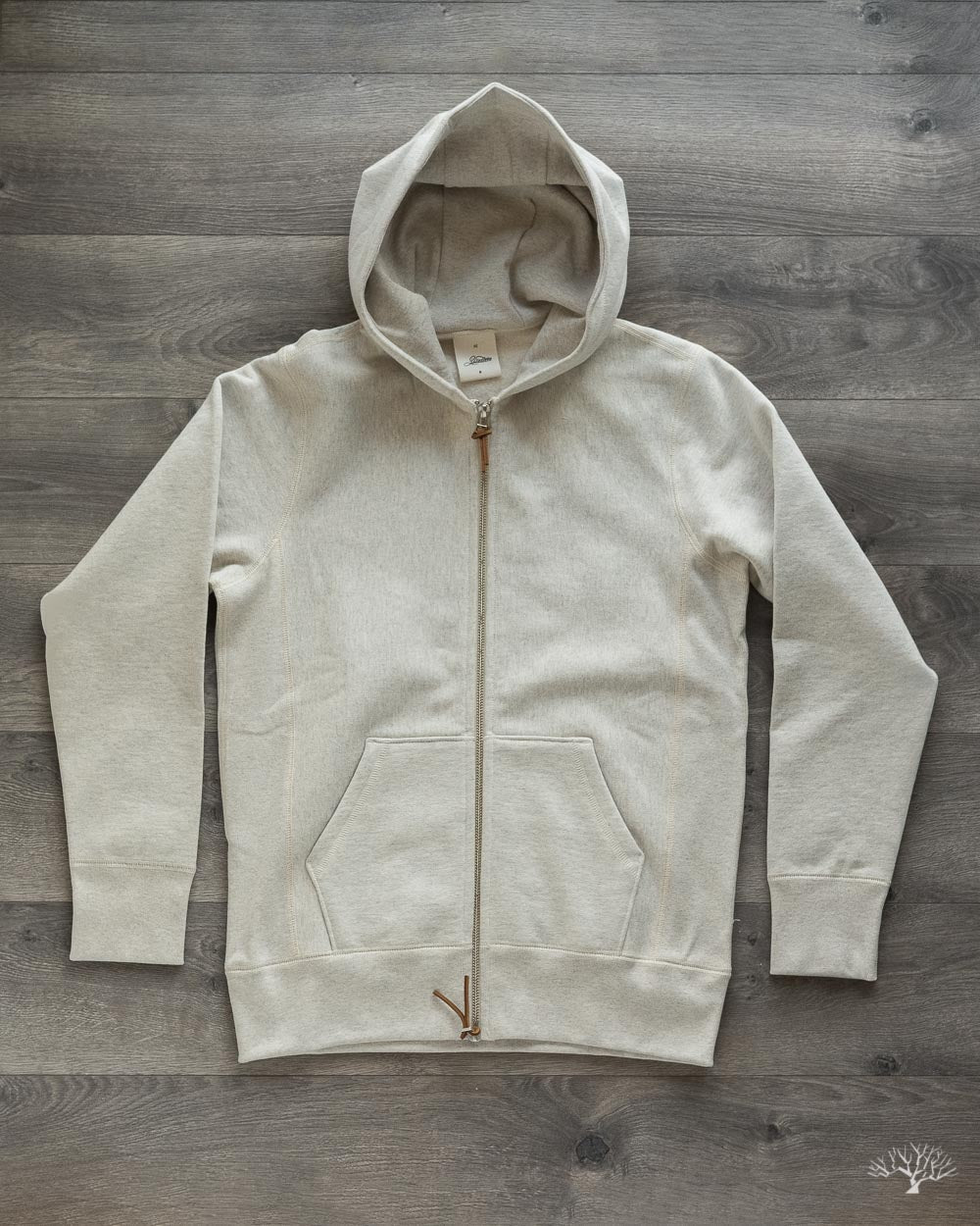 Heavyweight Zip Hoody - Oatmeal
