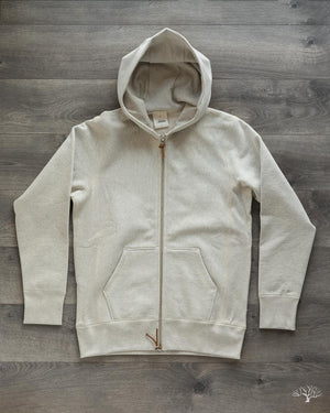 Heavyweight Zip Hoody - Oatmeal