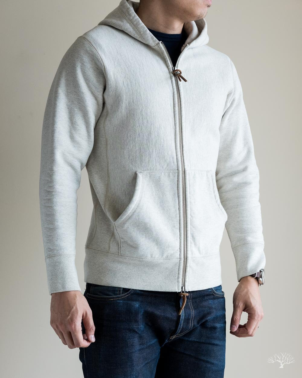 Heavyweight Zip Hoody - Oatmeal