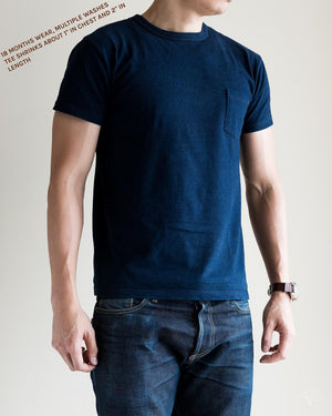 Heavyweight Pocket Tee - Indigo