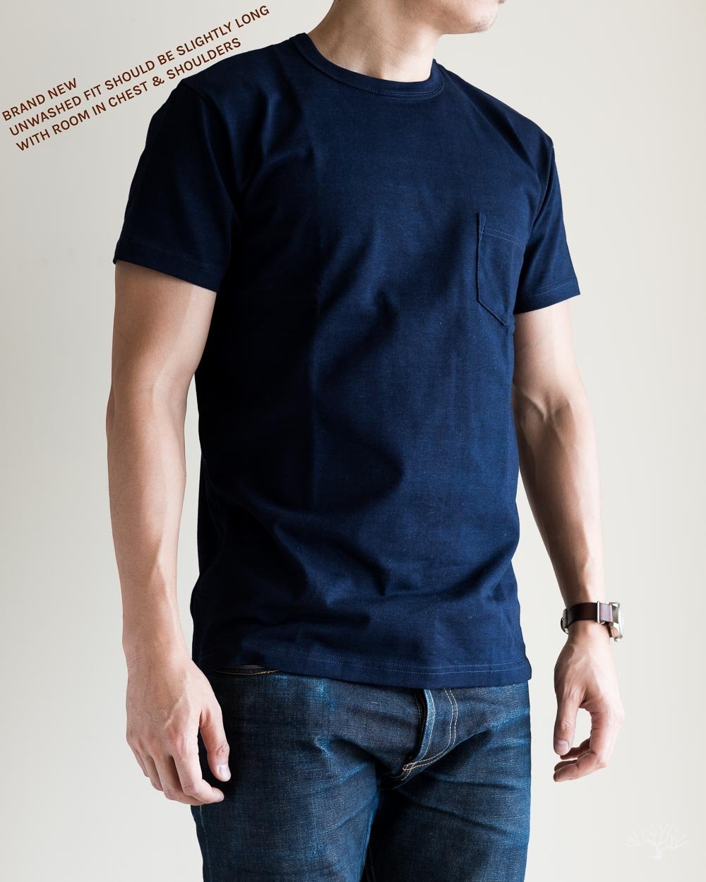 Heavyweight Pocket Tee - Indigo