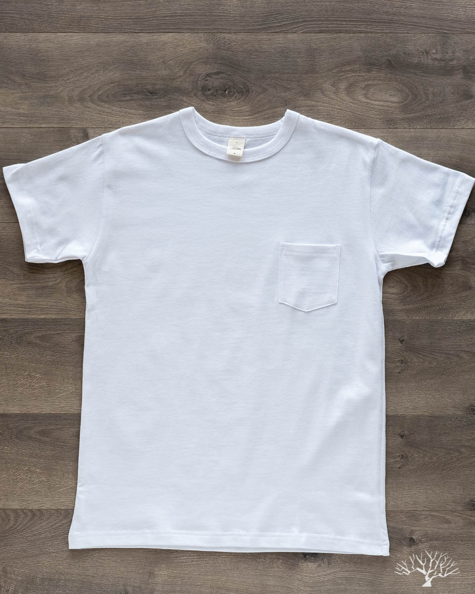Heavyweight Pocket Tee - White