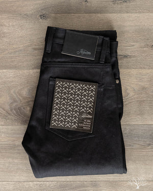 ST-220x Slim Tapered Double Black Selvedge Denim