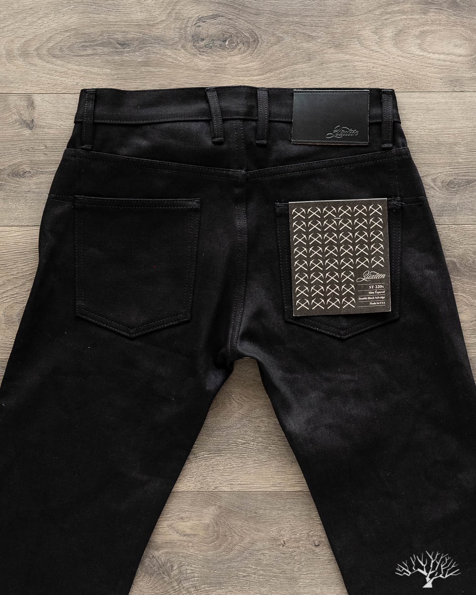 ST-220x Slim Tapered Double Black Selvedge Denim