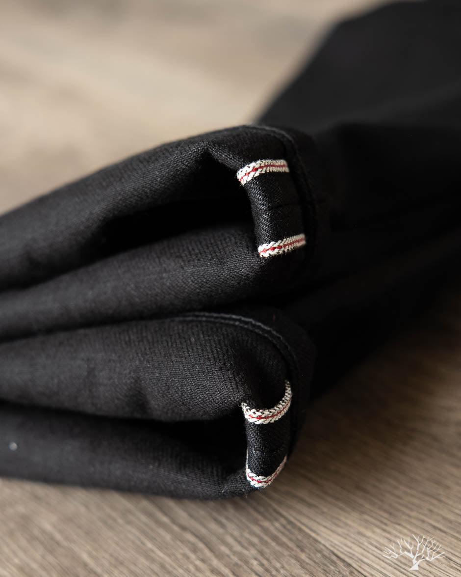 ST-220x Slim Tapered Double Black Selvedge Denim