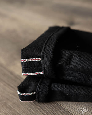 ST-220x Slim Tapered Double Black Selvedge Denim