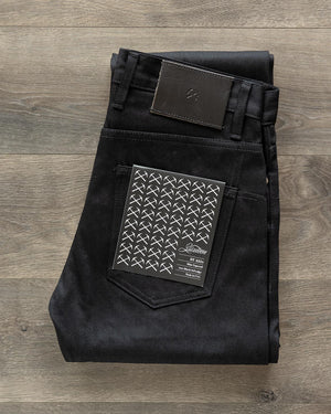 ST-222x Slim Tapered Lightweight Double Black Selvedge Denim
