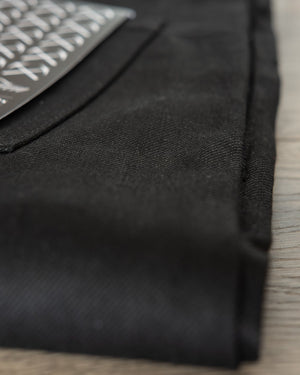 ST-222x Slim Tapered Lightweight Double Black Selvedge Denim