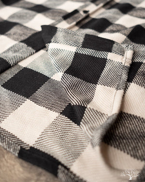 3sixteen Drunk Check Crosscut Flannel - Black/White