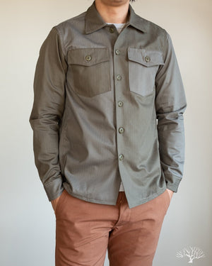 Fatigue Overshirt - Olive Block