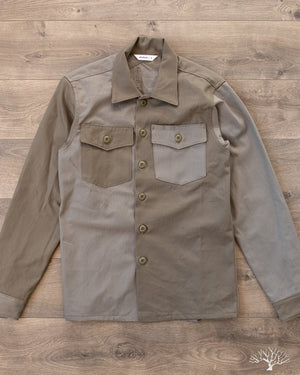 Fatigue Overshirt - Olive Block
