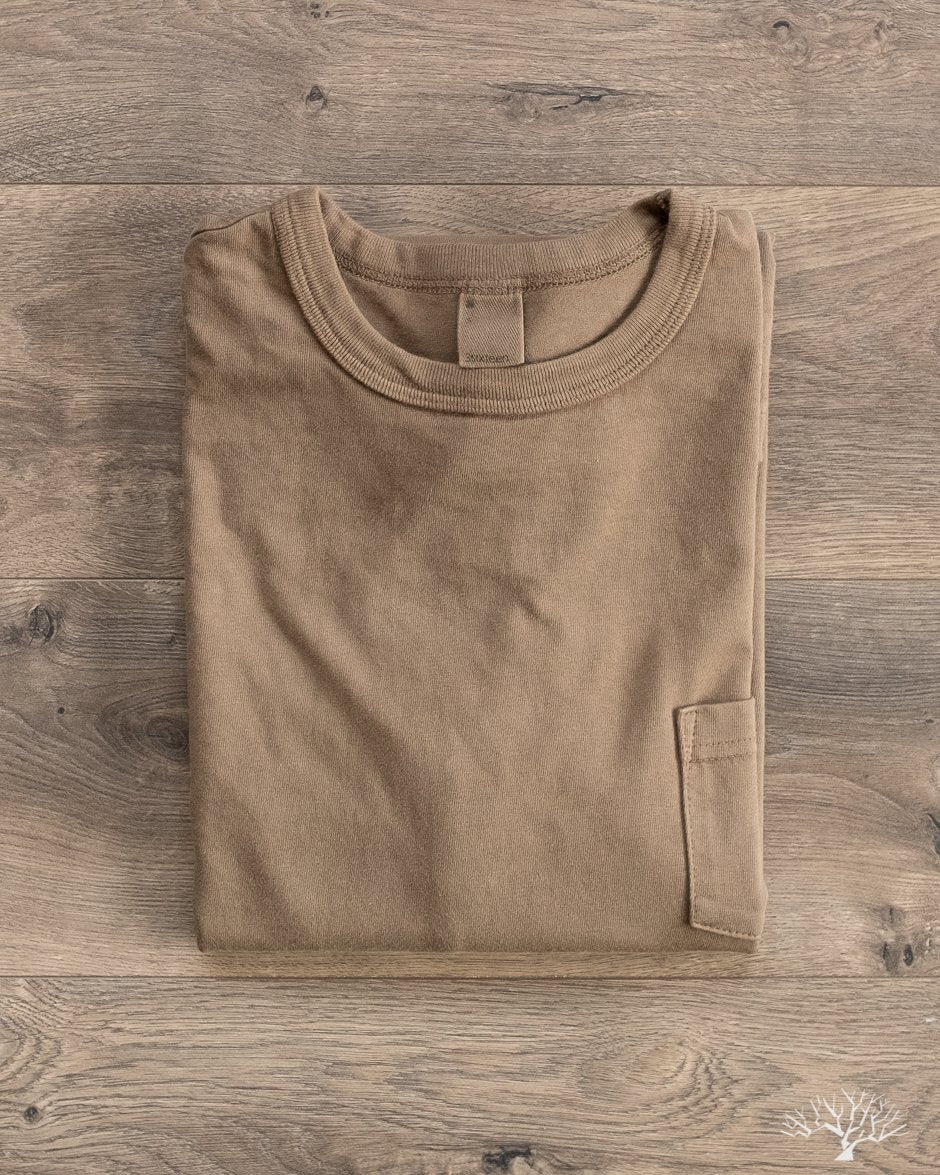 3sixteen Garment Dyed Pocket Tee - Mil Green