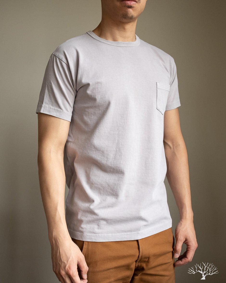 Garment Dyed Pocket Tee - Ash