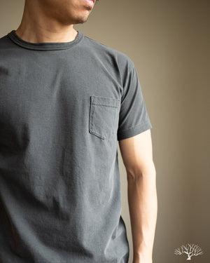 Garment Dyed Pocket Tee - Smoke