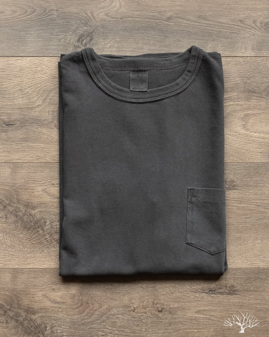 Garment Dyed Pocket Tee - Smoke