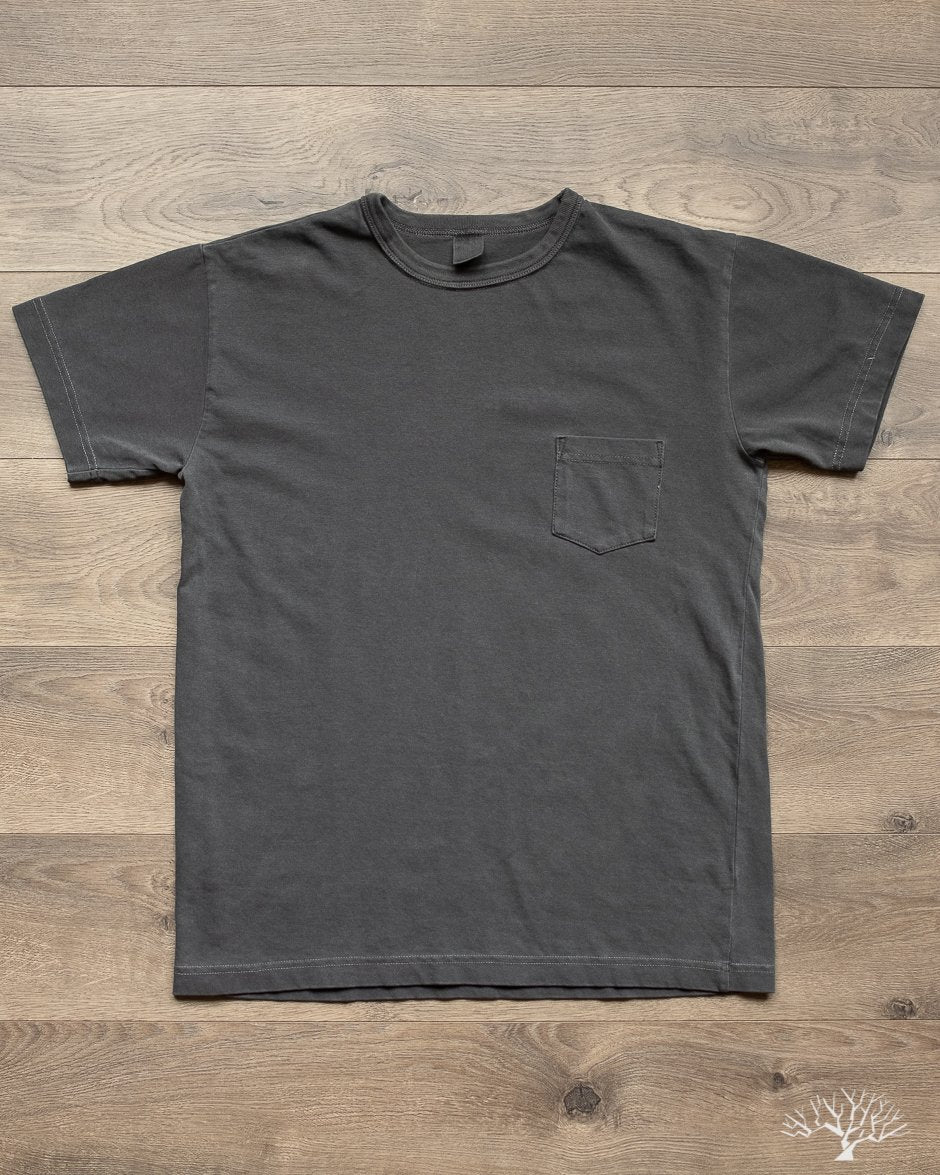 Garment Dyed Pocket Tee - Smoke