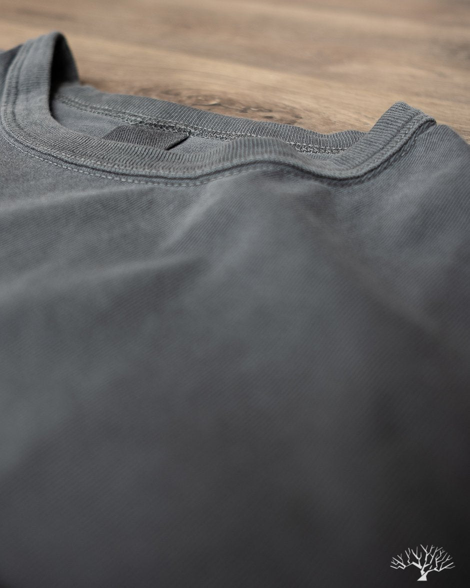 Garment Dyed Pocket Tee - Smoke