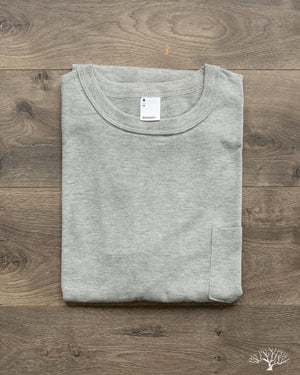 Heavyweight Pocket Tee - Heather Grey