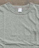 Heavyweight Pocket Tee - Heather Grey