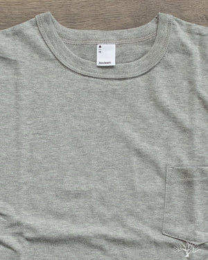 Heavyweight Pocket Tee - Heather Grey