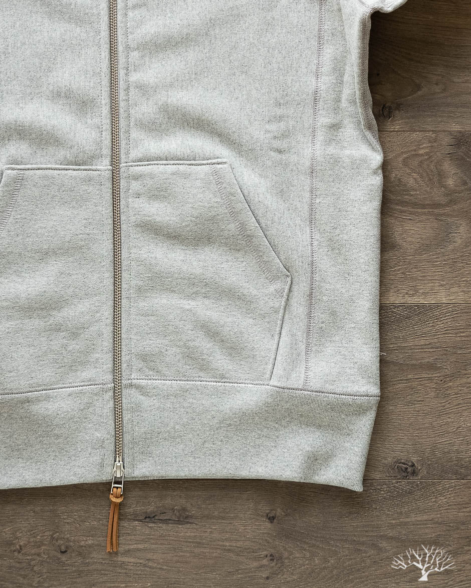 Heavyweight Zip Hoody - Grey