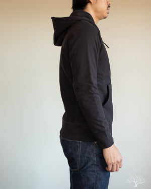 Heavyweight Zip Hoody - Black