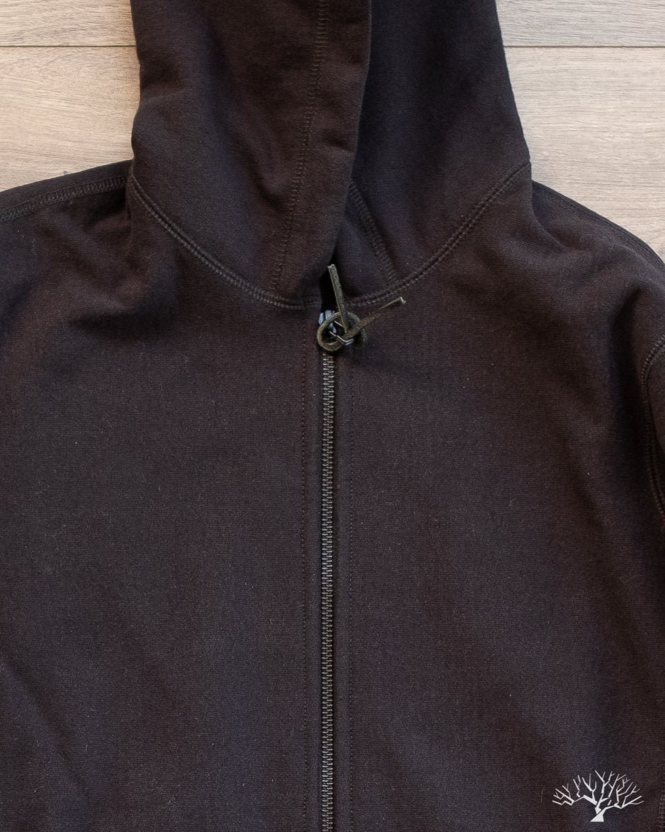 Heavyweight Zip Hoody - Black