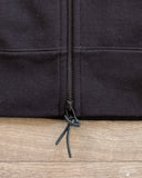 Heavyweight Zip Hoody - Black