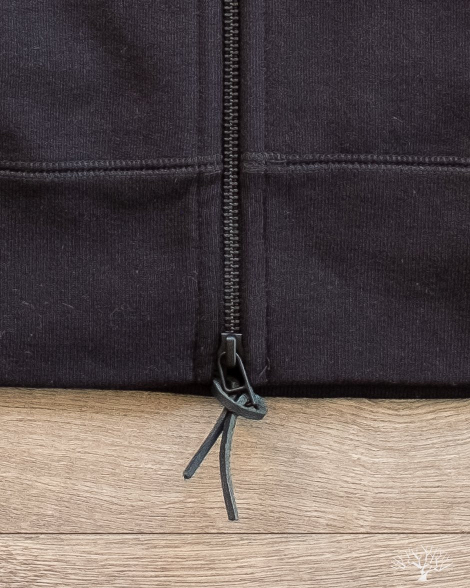 Heavyweight Zip Hoody - Black