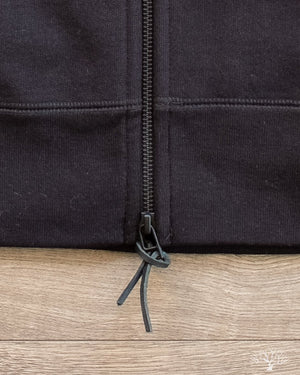 Heavyweight Zip Hoody - Black