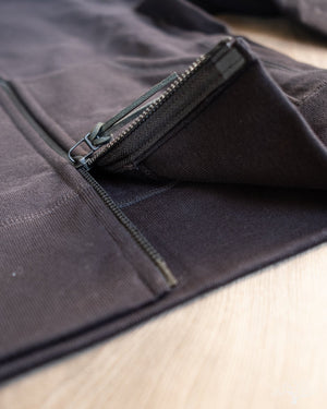 Heavyweight Zip Hoody - Black