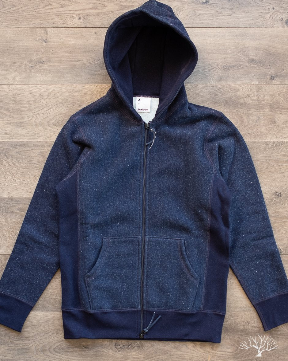 Heavyweight Zip Hoody - Indigo