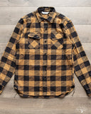 3sixteen Drunk Check Crosscut Flannel - Mustard/Black