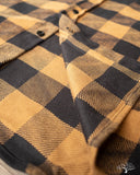 3sixteen Drunk Check Crosscut Flannel - Mustard/Black