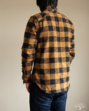 3sixteen Drunk Check Crosscut Flannel - Mustard/Black