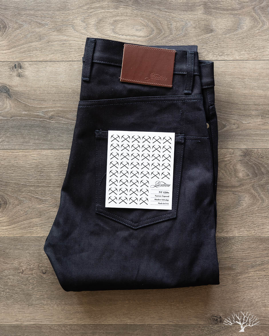 NT-120x Narrow Tapered Shadow Selvedge Denim
