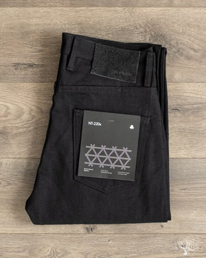NT-220x Narrow Tapered Double Black Selvedge Denim