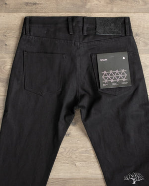 NT-220x Narrow Tapered Double Black Selvedge Denim