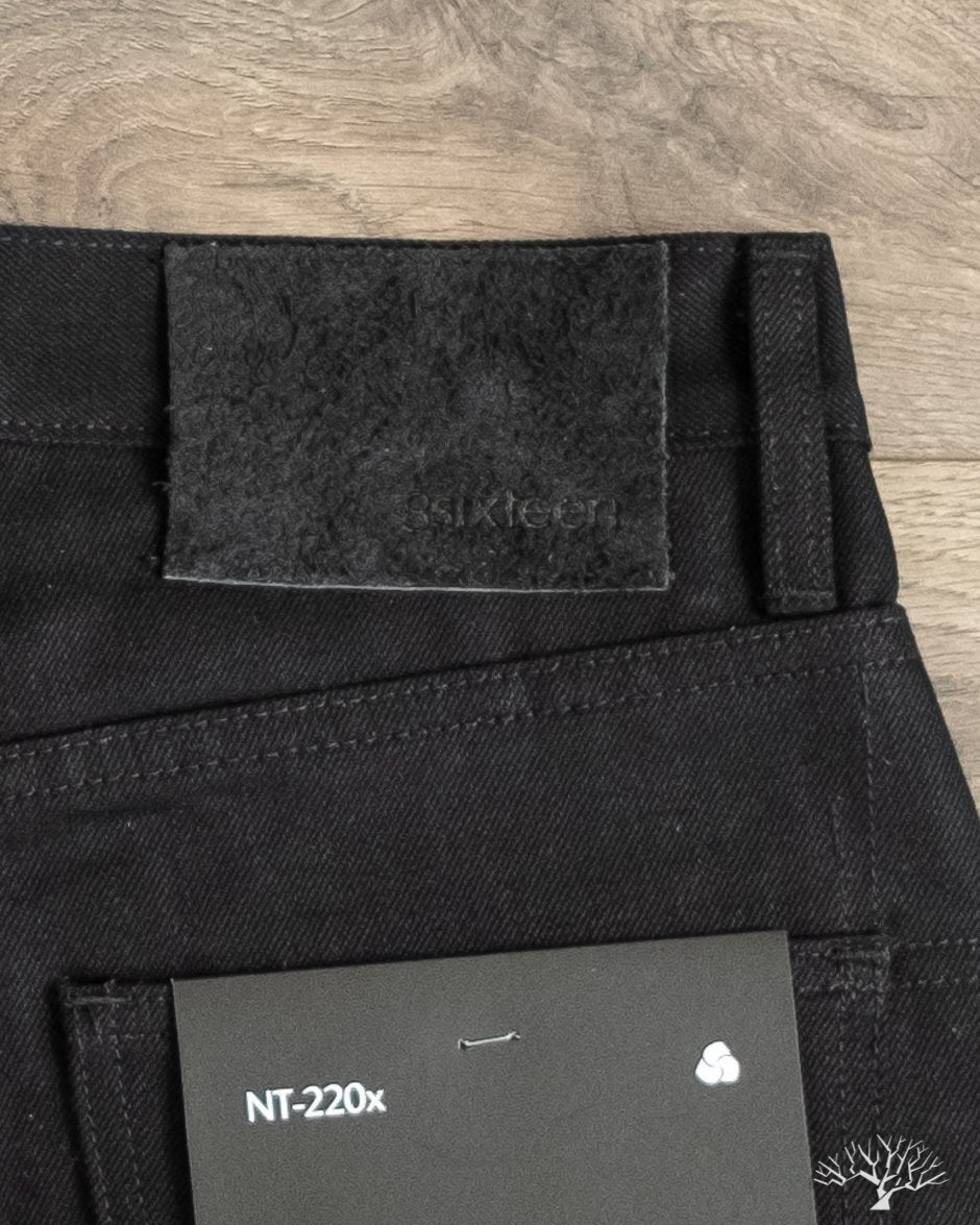 NT-220x Narrow Tapered Double Black Selvedge Denim