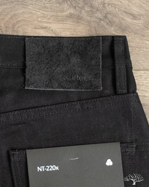 NT-220x Narrow Tapered Double Black Selvedge Denim