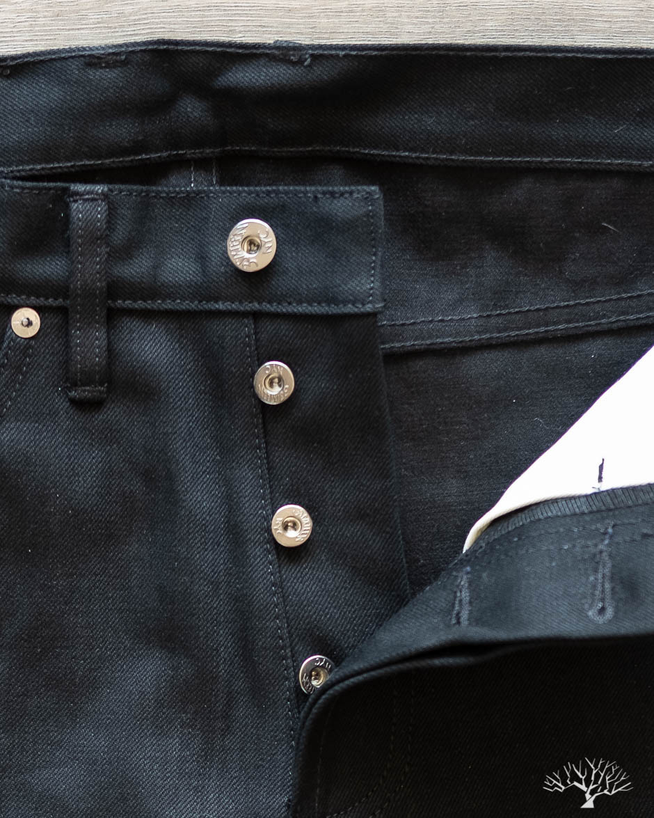 NT-220x Narrow Tapered Double Black Selvedge Denim