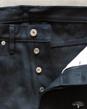 NT-220x Narrow Tapered Double Black Selvedge Denim