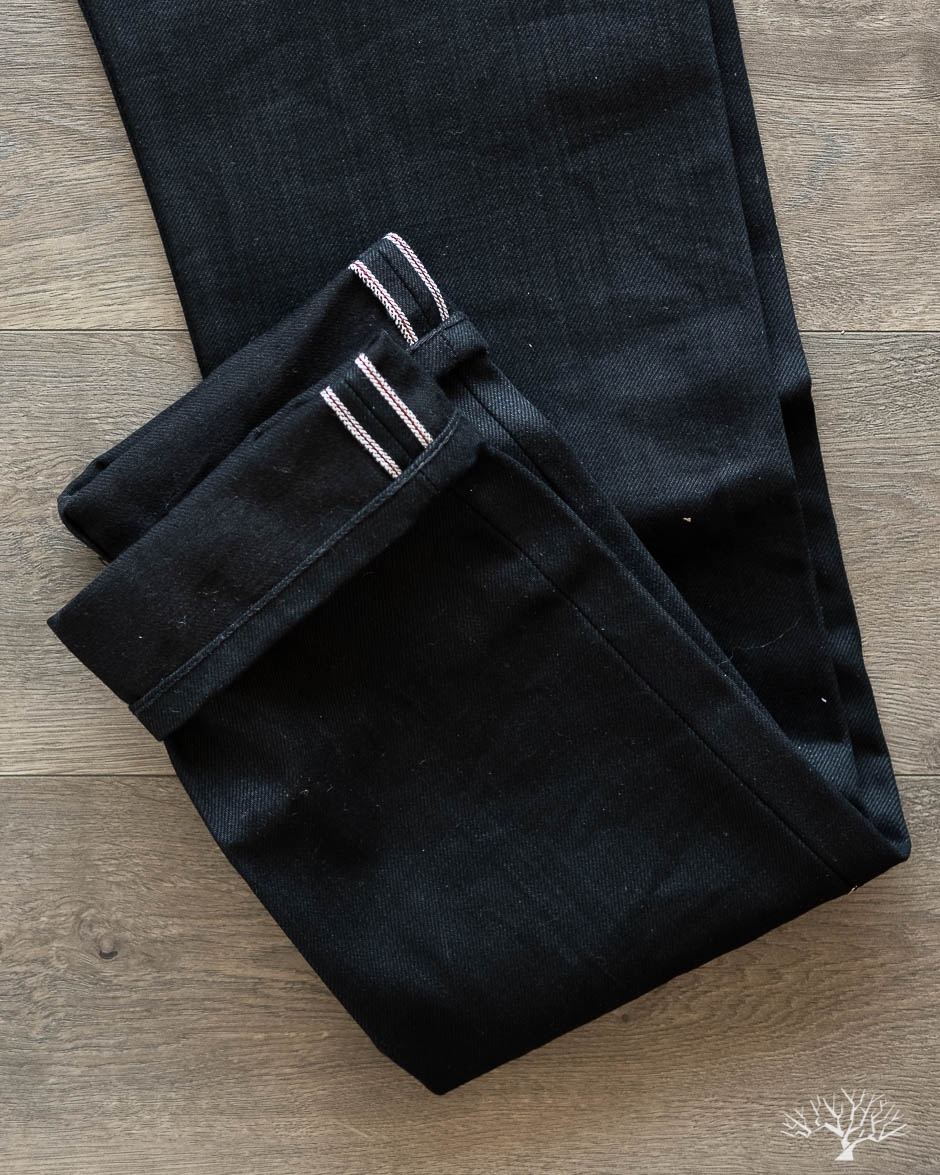 NT-220x Narrow Tapered Double Black Selvedge Denim