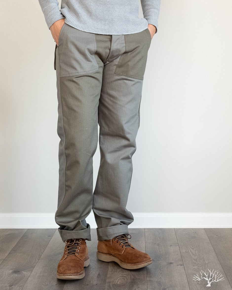 3sixteen Fatigue Pants Olive Block