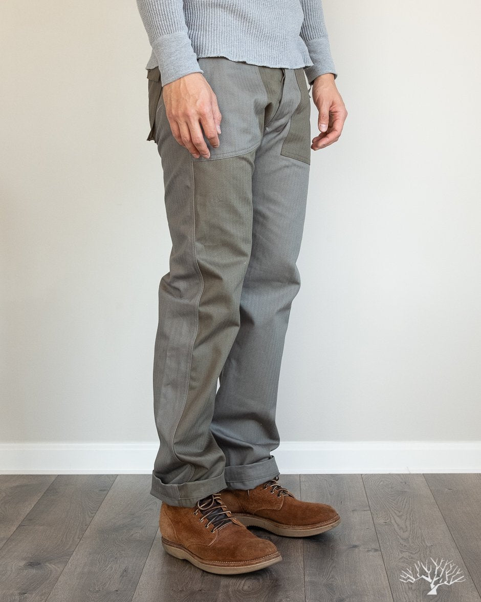 3sixteen Fatigue Pants Olive Block