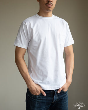 Pima Cotton Pocket Tee - White