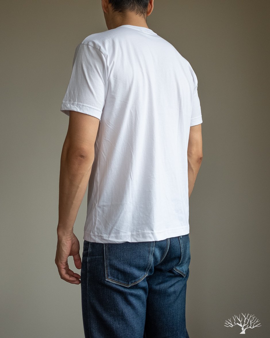 Pima Cotton Pocket Tee - White